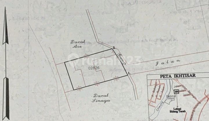 Strategic Plot of Land in Kedung Halang Housing, Bogor City