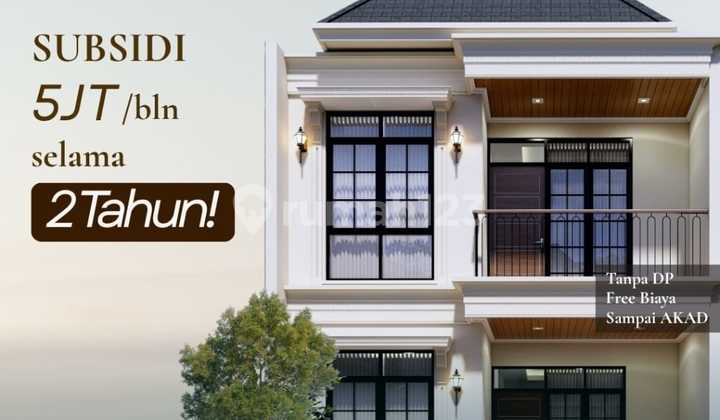 Rumah American Classic Di New Royal Residence Dekat Tol Pamulang 2 Ciputat 