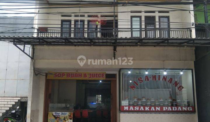  Dijual ruko Jalan raya tapos Depok Pusat Kuliner Dua Lantai Bgs 1