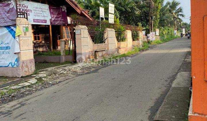 Dijual tanah bentuk kotak cocok buat cluster pinggir jalan raya harga 4 m nego bisa termin 1 tahun 2