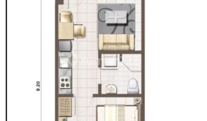 For Sale Apartement di Jantung Kota Jakarta Harga Bawah Pasaran Nego Ya di Cosmo Terrace 2