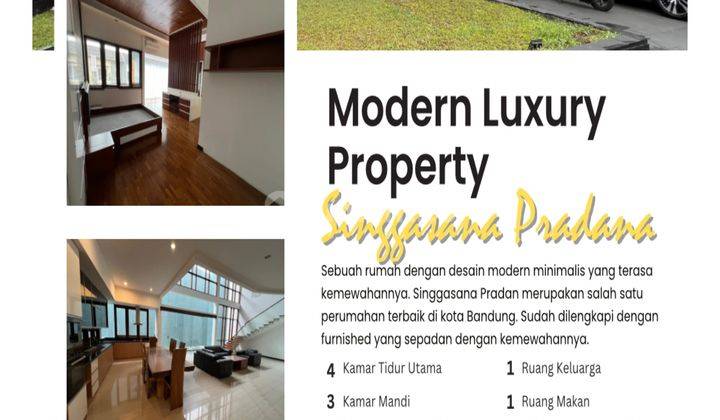 Rumah Lux Minimalis Modern, Di Singgasana Pradana,  Bandung 1