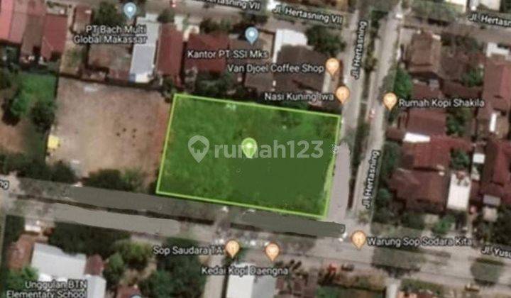 Tanah di Makassar Kota Sekitar Jalan Yusuf Daeng Ngawi, Jalan Letjen Hertasning, Jalan Ap Pettarani , Makassar 1