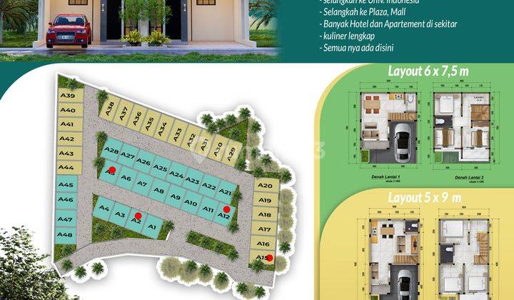 New Cluster Rumah Eropa Modern 2 Lantai Shm 2