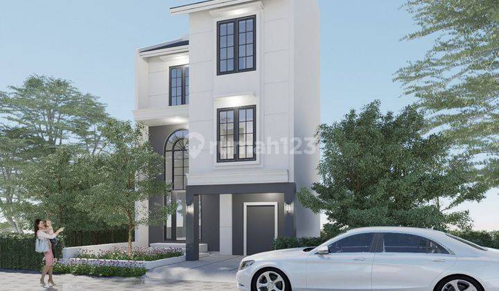Cluster rumah 2 lantai pondok cibubur di Jl radar auri 5