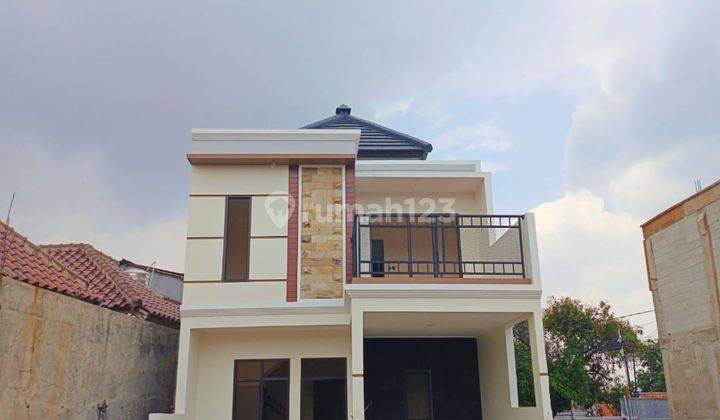 Rumah di Jl radar auri 2 Lantai dp 25jt SHM Baru 1