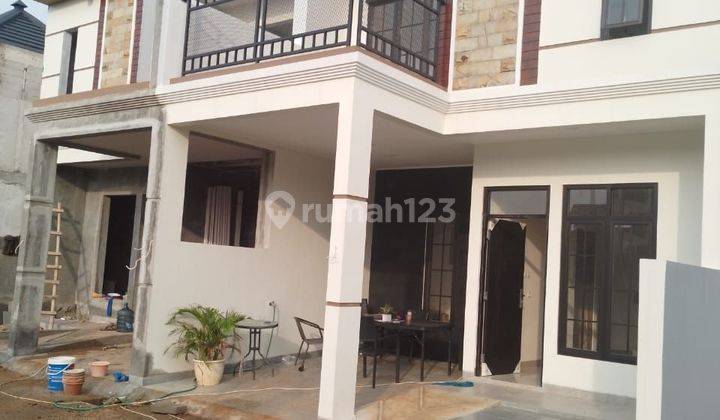 Rumah Baru 2 Lantai SHM di Jl radar auri  Dp 25jt 2