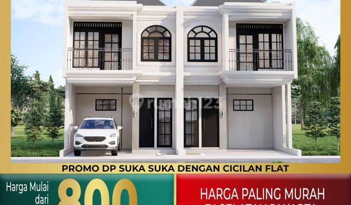 Rumah Mewah 2 Lantai SHM Dp suka suka Baru 1