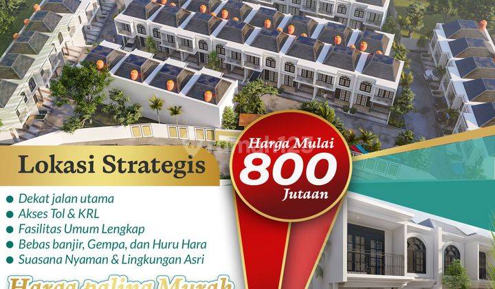 Rumah mewah Modern 2 Lantai cash dan Kpr 1