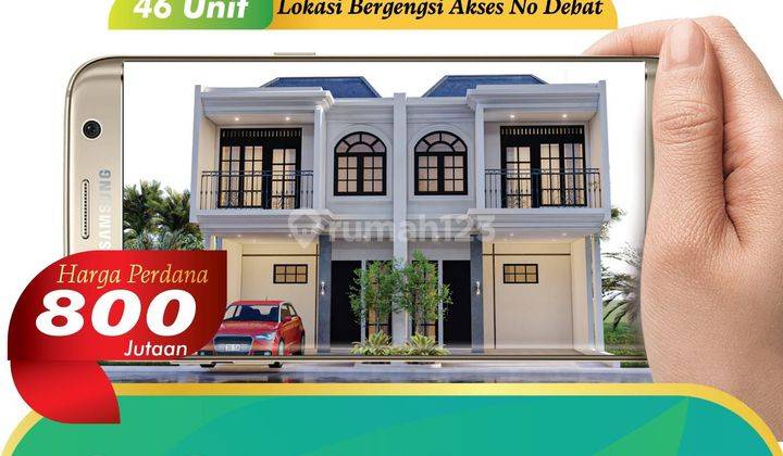 Rumah Mewah 2 Lantai SHM Samping Campis Gundar 1