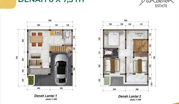 Rumah Eropa mewah 2 Lantai SHM Dp suka-suka Baru 2