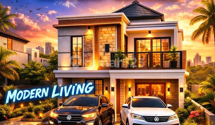 Rumah Baru Gaya Bali Modern. Siap Huni Lokasi Strategis Dekat Tol& LRT Rumah Baru Gaya Bali Modern. Siap Huni Lokasi Strategis Dekat Tol& LRT