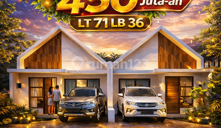 Rumah Siap Huni Cibinong Karadenan,Dp Suka Suka + Free Biaya