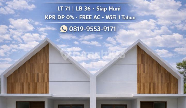 Rumah Ready dengan Tema Riverside di Karadenan Bogor Rumah Ready dengan Tema Riverside di Karadenan Bogor