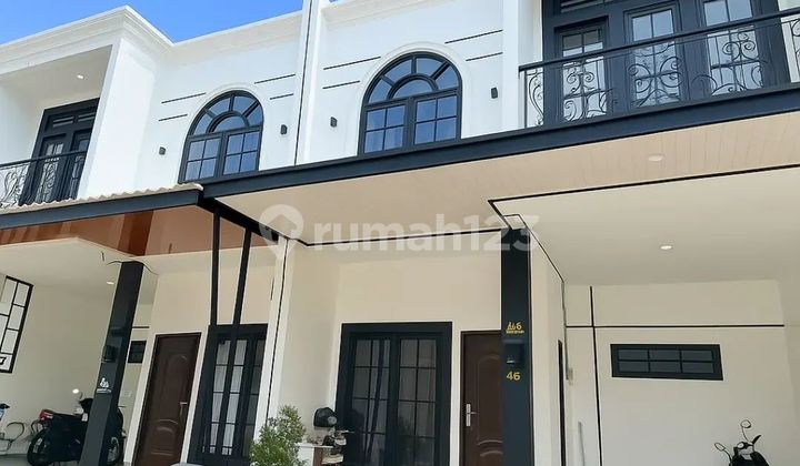 Rumah Eropa Modern 2 Lantai Sudah Siap Huni Akses Tol dan KRL