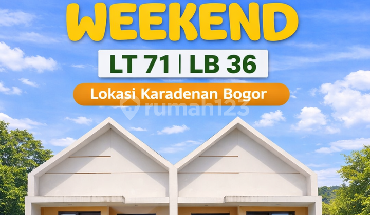 Hunian 400 Jtan Dekat Pemda Bogor - Rumah Tema Riverside Free Biaya2 Rumah Bagus SHM di Perum Acropolis, Jl. Karadenan, Karadenan, Cibinong, Bogor, Jawa Barat, Indonesia, 16913, Cibinong