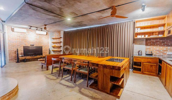 3BR Apartment Modern Industrial Full Furnished In Canggu 2