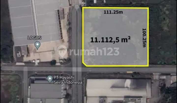 Dijual Tanah Industri Deltamas Cikarang Pusat Jawa Barat