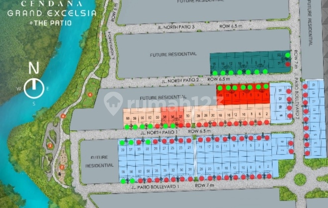 For Sale Rumah Cluster Cendana Grand Suites @ Patio Lippo Cikarang 2