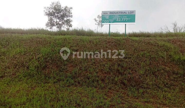 For Sale Land in Artha Industrial Hill Industrial Area, West Karawang, West Java.