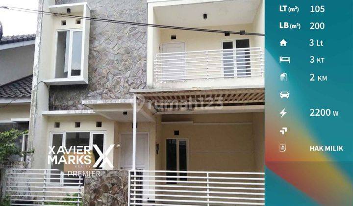 Dijual Rumah Minimalis Cantik 3 Lantai Di Sulfat Blimbing Malang Kota   1