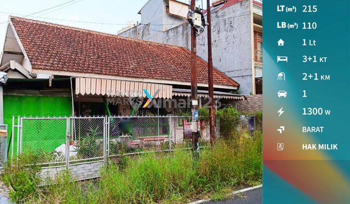 Rumah Hitung Tanah Saja, Lokasi Tengah Kota Daerah Ciliwung 1