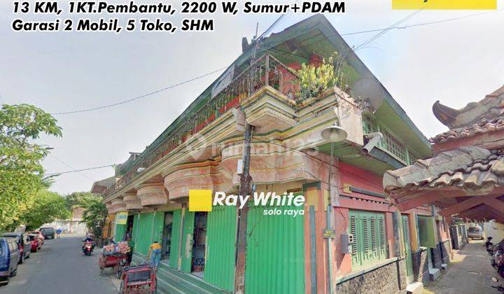 Kost Dan Ruko Pasar Klewer, Surakarta  1