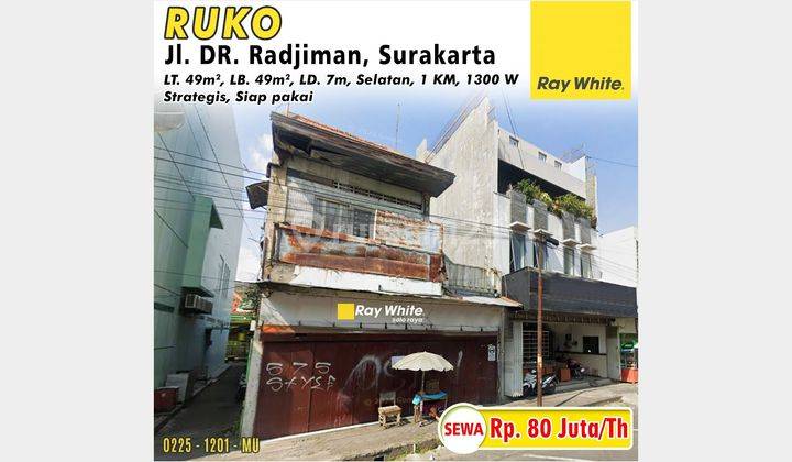 SEWA RUKO STRATEGIS PUSAT BISNIS SOLO 1