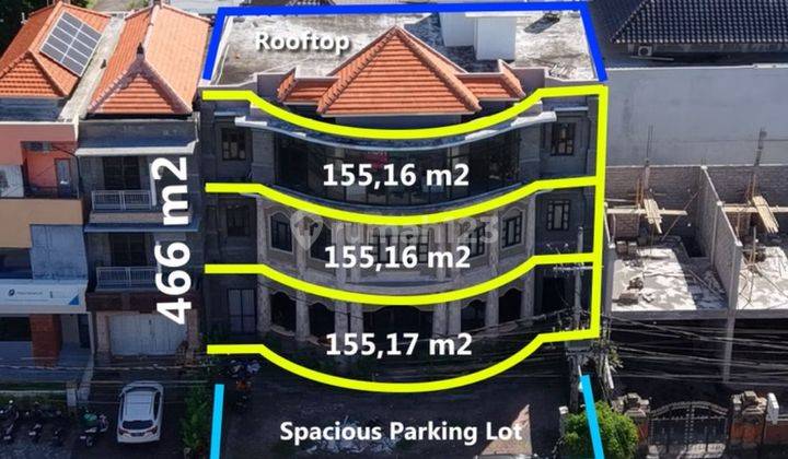 Ruang Usaha Mewah 3 Lantai Di Renon Pusat Kota Denpasar 1