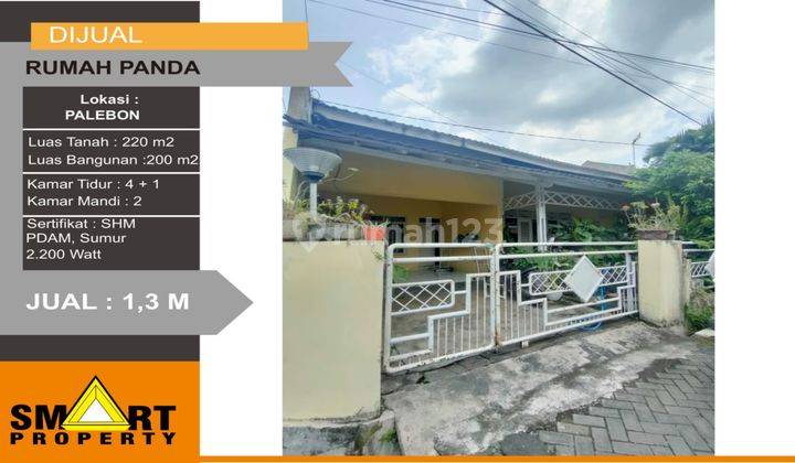  Rumah Panda Di Palebon, Pedurungan Semarang 220 M2 SHM 1