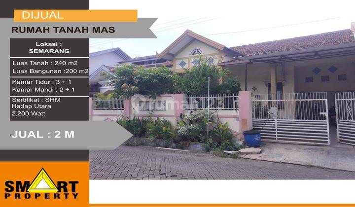  Rumah Bagus di Tanah Mas Semarang Luas 240 m2 1