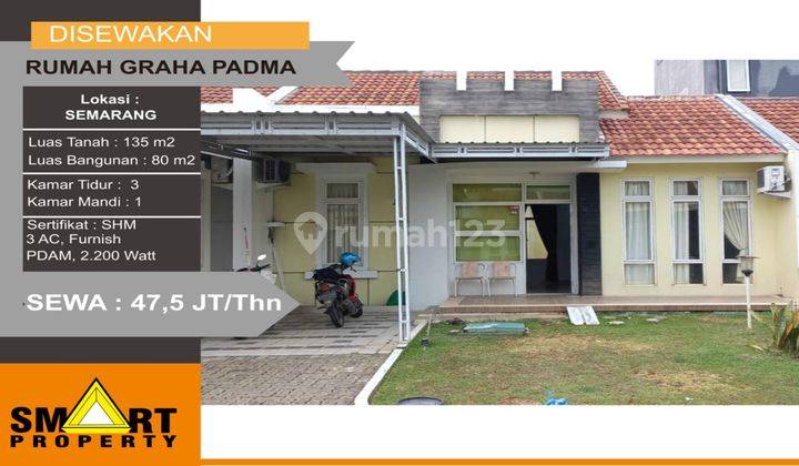  Rumah Furnished Bagus di Graha Padma SEMARANG Luas 135 m2 1