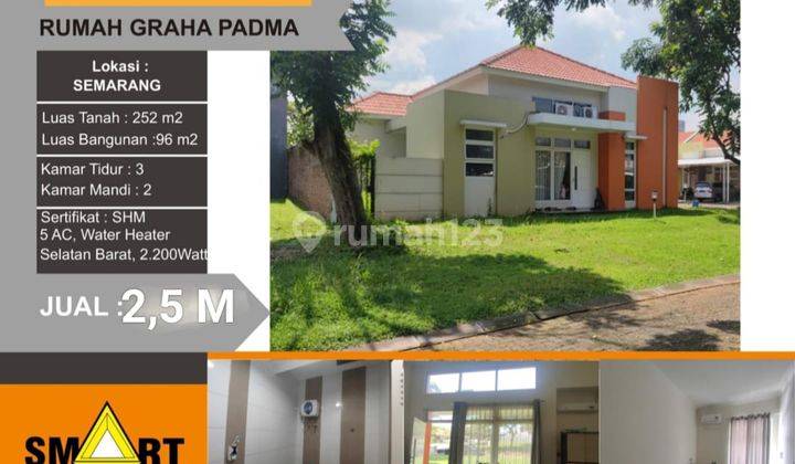  Rumah 252 m2  Bagus SHM di Graha Padma SEMARANG 1