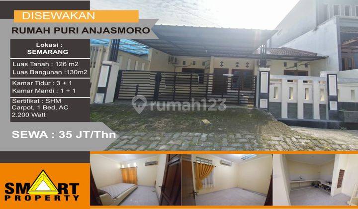  Rumah 130 m2 Semi Furnished SHM  di Puri Anjasmoro SEMARANG 1