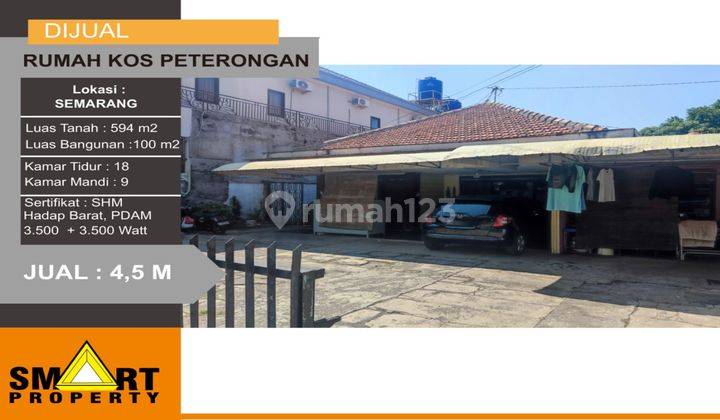  Rumah Kos 594 m2 SHM di Peterongan Semarang 1