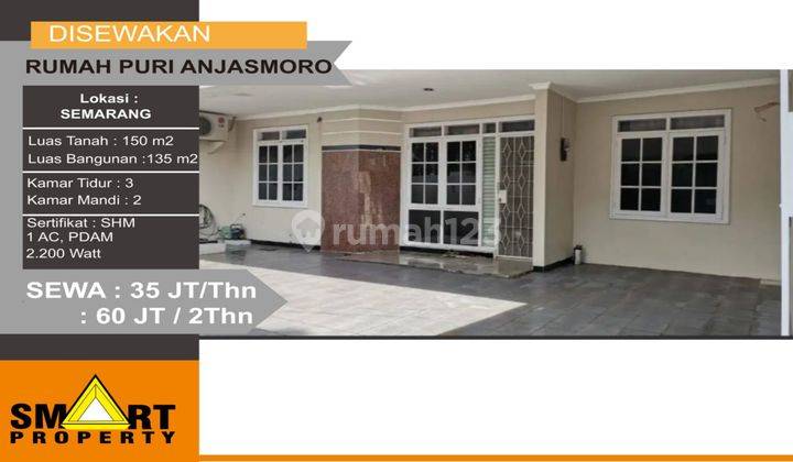  Rumah Bagus SHM 150 m2  di Puri Anjasmoro SEMARANG 1