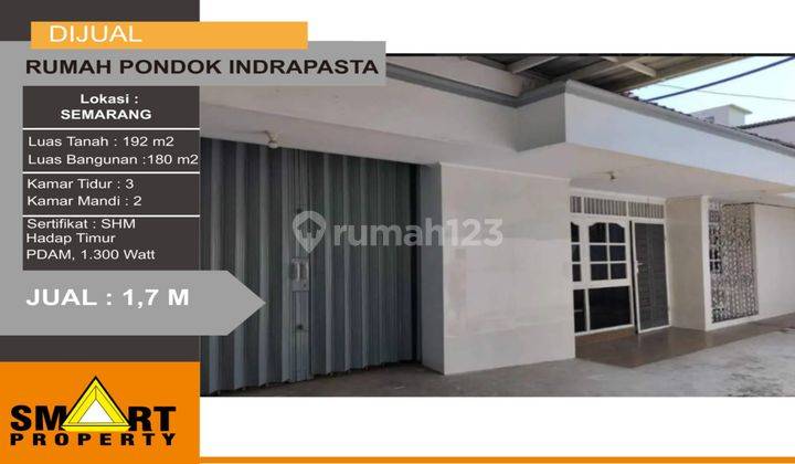  Rumah Pondok Indraprasta 192 m2 SHM SEMARANG 1