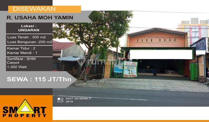  Ruang-Usaha 300 m² di Moh Yamin, Ungaran SHM  1