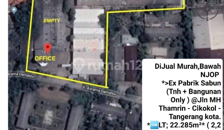 Dijual Eks Pabrik Sabun