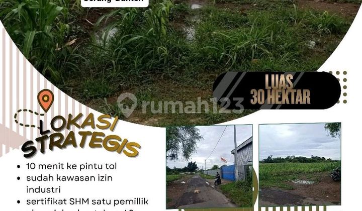 Jual Promo Lahan Kaw Industri Serang Banten