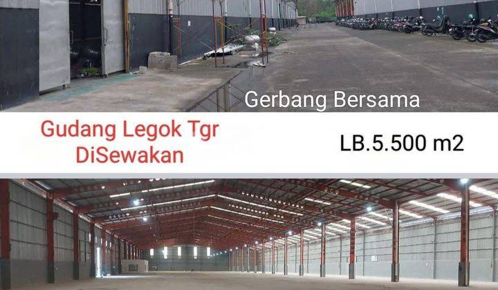 Disewakan Gudang Komp Pergudangan Legok - Tgr 1