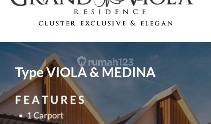 Jual Rumah Dp 0 1 Lt Tanah 72 Grand Viola Dekat Bumi Indah Puri Jaya Grand Batavia Kota Sutera 3
