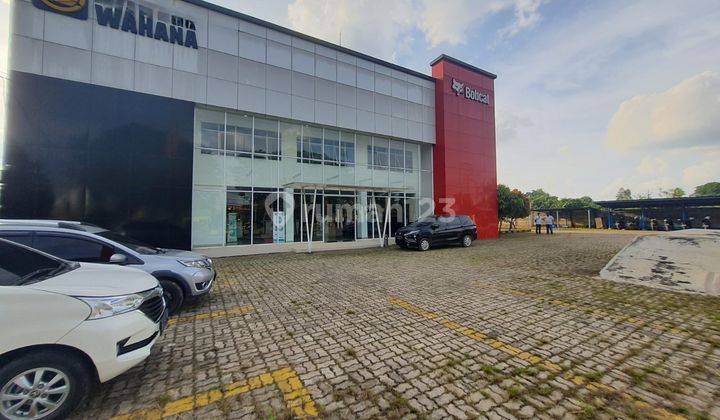 KANTOR + WORKSHOP STRATEGIS PINGGIR JALAN BESAR KAWASAN SOEKARNO HATTA 1