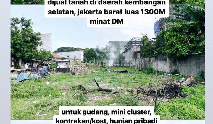  Tanah Kavling  Di Permata Buana Jakarta Barat 1300 M2 1