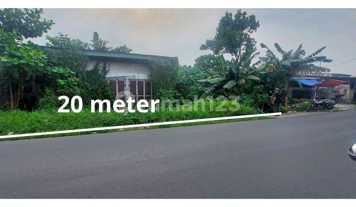 Land on the side of Wr Supratman Street, Mustika Jaya, Bekasi City