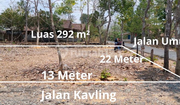 Tanah Dijual Pinggir Jalan Pajangan Bantul Yogyakarta