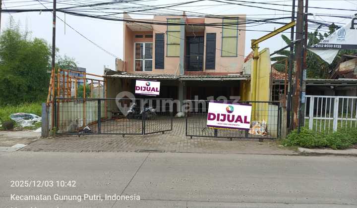 Dijual 2 Ruko Gandeng 2 Lantai di Bojong Kulur Gunung Putri Bogor
