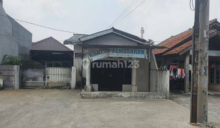 Lahan Tanah bonus Bangunan ex kantor pemasaran di Ciangsana 2