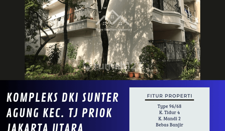 Dijual Rumah Di Komplek Dki Sunter Agung Tj Priok Jakarta Utara - Via Cessie 1