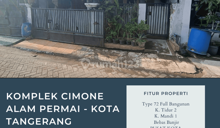 DIJUAL RUMAH KOMPLEK CIMONE ALAM PERMAI KOTA TANGERANG - PROSES LELANG  1